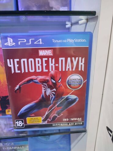 ps4 oyunlar satilir: Spiderman Oyun diski, az işlənib. 🎮Playstation 3-4-5 original oyun