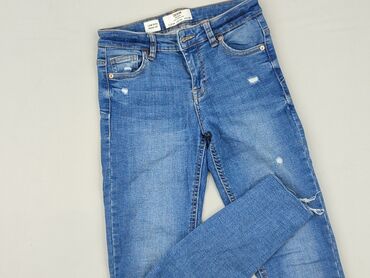 legginsy bezszwowe z wysokim stanem push up: Bershka, Jeansy damskie, rozmiar XS