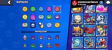 brawl stars 2: Brawl Stars oyun hesabı. Hesabın ekran görüntülərinə əsasən aşağıdakı — 7