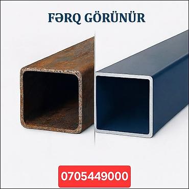 4x4 profil: Düzbucaqlı, Dəmir Profil, şveller, 100x100 mm, Qalınlıq: 4 mm, Yeni, Pulsuz çatdırılma, Ödənişli çatdırılma, Ünvandan götürmə — 4