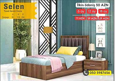 Çarpayılar: Yeni, Təknəfərlik çarpayı, Bazasız, Matras ilə, Siyirməsiz, Azərbaycan — 8