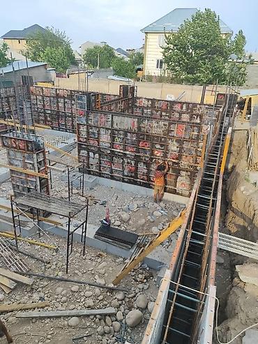 Бетонные работы: Фундамент монолит лестница куйабыз — 16