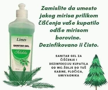 Kućna hemija i proizvodi za kuću: Limes Sanitar Gel u pakovanju od 500ml je efikasno sredstvo za — 2