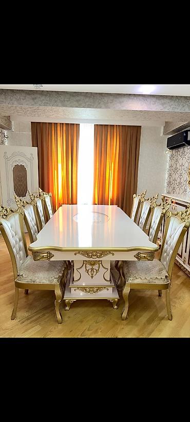 Qonaq otağı üçün, İşlənmiş, 8 stul lalafo.az -da Qonaq otağı üçün, İşlənmiş, 8 stul