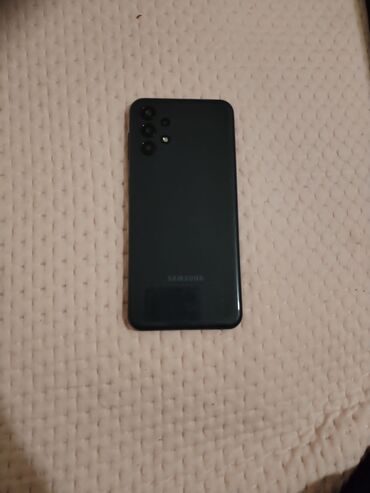 samsung not telefonlar: Samsung Galaxy A13, 64 GB, rəng - Göy, İki sim kartlı, Barmaq izi, Face ID