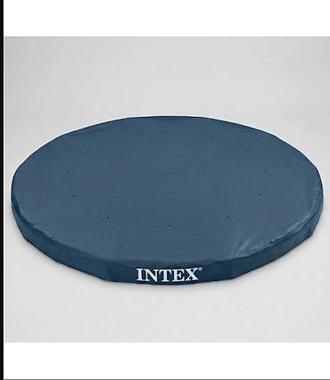 водяной коврик: Тент для каркасного бассейна Intex 305 см (арт. 28030) - Оригинальный — 3