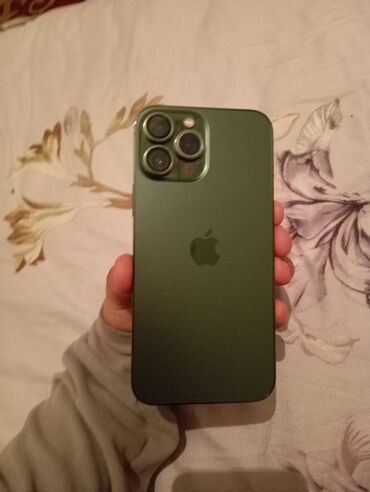 макбук айр: IPhone 13 Pro Max, 128 ГБ, Alpine Green, Зарядное устройство, Чехол, В рассрочку, 86 %