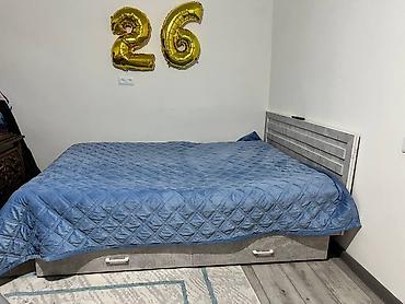 bunk bed: Двуспальная кровать, Б/у, С ящиком для хранения, длина - 200 см — 1