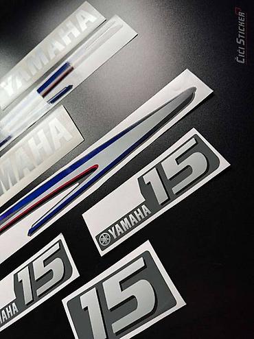 apriori marka: Kvalitetan komplet nalepnica za Yamaha Penta vanbrodski motor snage 15 — 3