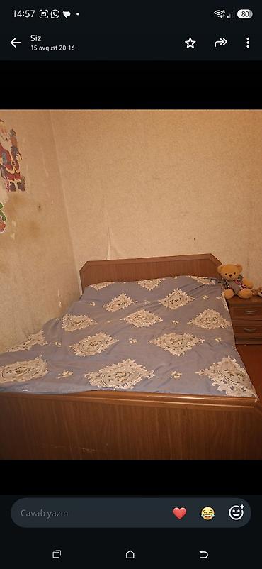 yataq mebeli dəst: İkinəfərlik çarpayı, İşlənmiş — 2