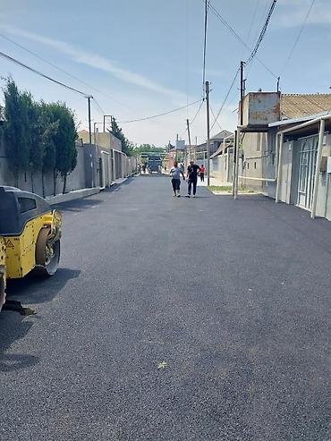 soyuq asfalt: Asfalt işlərinin görülməsi məhəllə daxili yollarin bina sahələri — 10