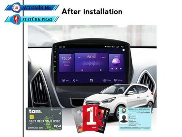 avto monitorlar: Hyundai IX35 09-15 Android Monitor DVD-monitor ve android monitor hər