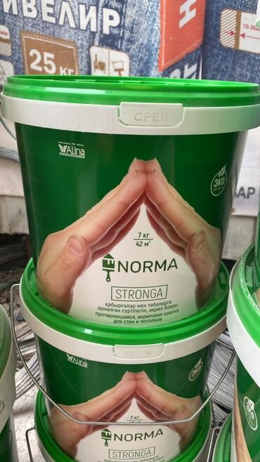 краска для потолка: Протирающаяся акриловая краска Norma Stronga от Alina предназначена