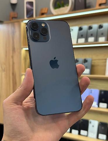 iphone 11 pro gence: IPhone 12 Pro Max, 128 GB, Qara, Zəmanət, Simsiz şarj, Face ID — 1