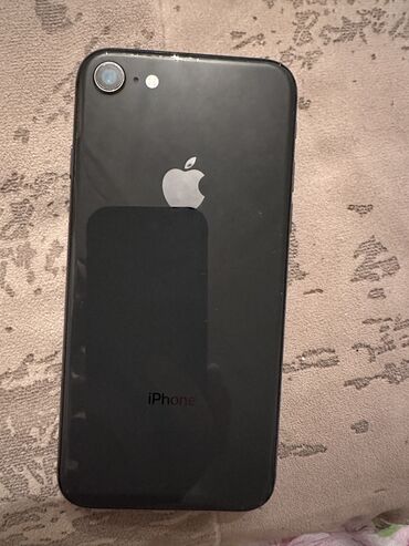 ikinci əl iphone: IPhone 8, 64 ГБ, Black Titanium, Гарантия, Отпечаток пальца, Face ID