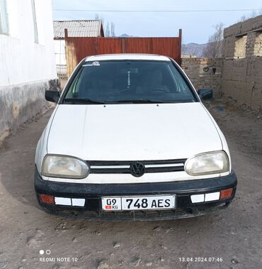 Продажа авто: Volkswagen Golf: 1993 г., 1.9 л, Механика, Дизель, Хэтчбэк