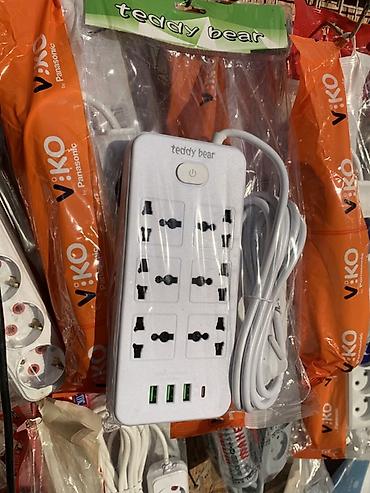 Внутренняя отделка: Сетевой фильтр/удлинитель Teddy Bear с USB-портами. Основные — 1