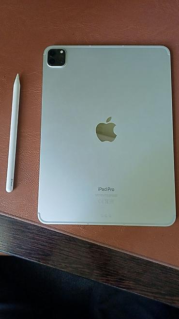 ipad pro m5: Планшет, Apple, память 256 ГБ, 11" - 12", Wi-Fi, Б/у, Классический цвет - Белый — 2