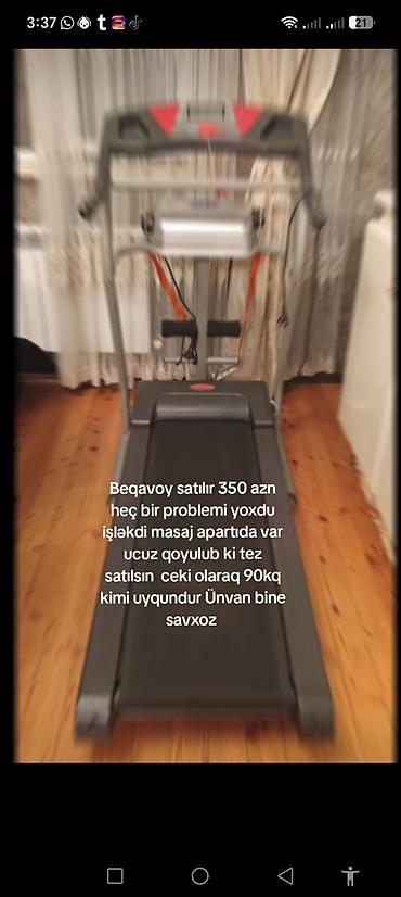 Тренажеры: Beqavoy satılır 350 azn qiymet sondur heç bir problemi yoxdu işləkdi — 2
