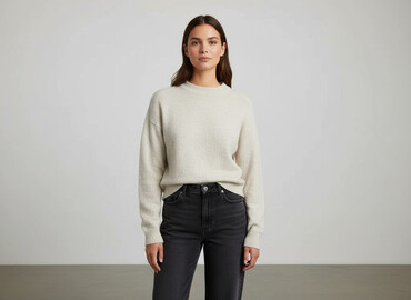 kapcie z owczą wełną: H&M, Светр жіночий, розмір M