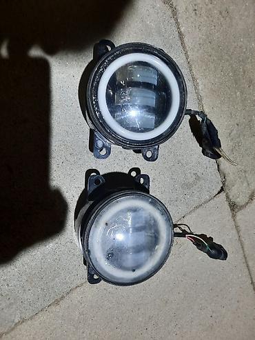 dacia loqan: LED duman/far işıqları dəsti – Angel Eye halqalı unvelsal cutu 20 — 2