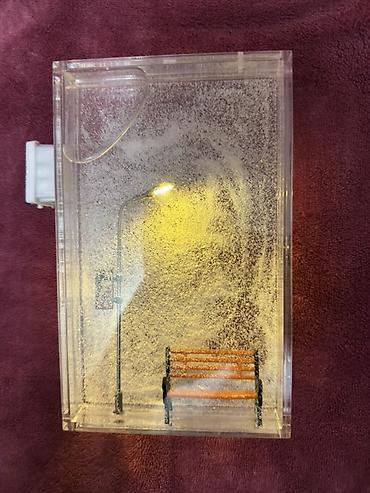dini hediyyeler: LED işıqlı dekorativ “qar kürəsi” (diorama) - Şəffaf akril korpusda — 1