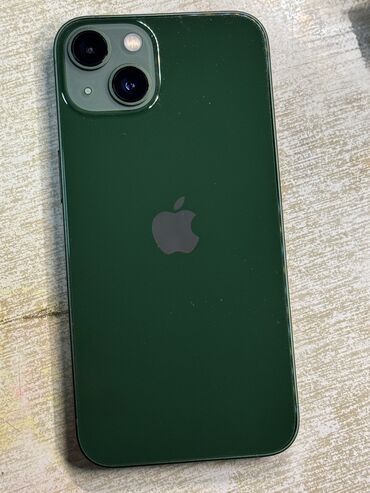 Apple iPhone: IPhone 13, Б/у, 256 ГБ, Alpine Green, Защитное стекло, Кабель, 86 %