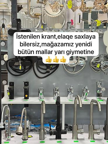 maslar: Mətbəx və hamam üçün geniş çeşiddə kranlar və duş sistemləri - — 1