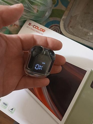 Qulaqcıqlar: Bluetooth TWS qulaqlıq işlənmiş - Şaffaf qapaqlı kompakt şarj qutusu — 5
