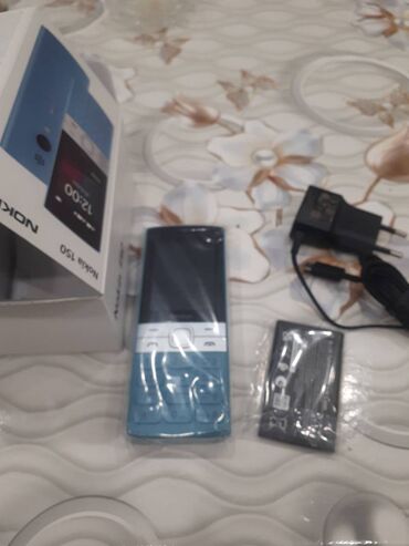 nokia x2 qiymeti: Nokia 150, < 2 ГБ, цвет - Синий, Кнопочный, Две SIM карты