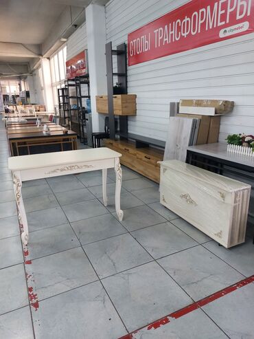 Столы для зала: Стол трансформер "Классика" в комплекте 5 вкладок удлиняется до три — 4