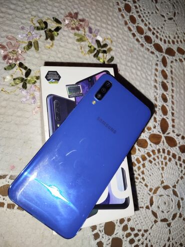 samsung a31 qiyməti: Samsung Galaxy A50, 64 GB, rəng - Göy, Sensor, Barmaq izi, İki sim kartlı