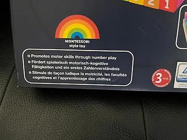 Kocke za decu: Playtive Rainbow Counting Blocks – Montessori edukativna igra - Set — 3