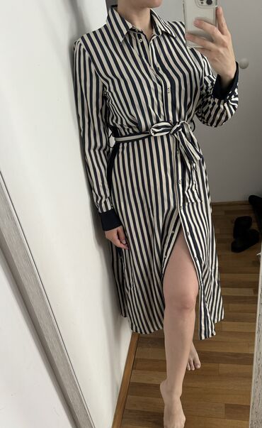haljine sa slicem: Zara M (EU 38), L (EU 40), bоја - Šareno, Drugi stil, Dugih rukava