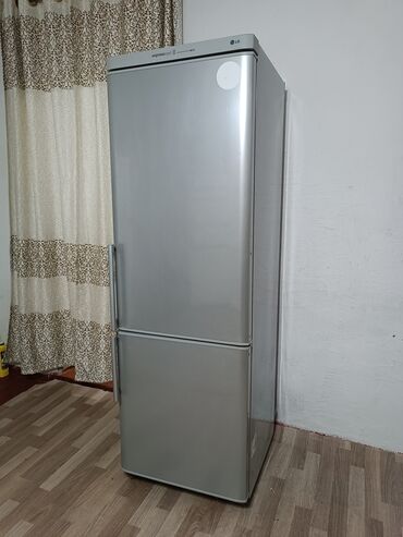 холодиль: Холодильник LG, Б/у, Двухкамерный, De frost (капельный), 60 * 195 * 60