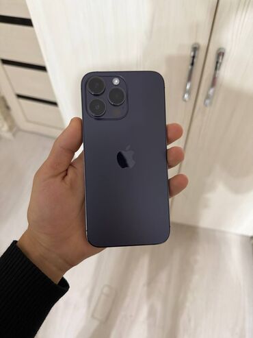 поко про: IPhone 14 Pro Max, Колдонулган, 128 ГБ, Заряддоочу түзүлүш, Коргоочу айнек, Кабель, 87 %
