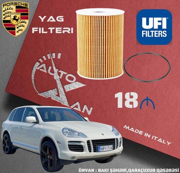 Yağ filterləri: Porsche CAYENNE, 2013 il, Orijinal