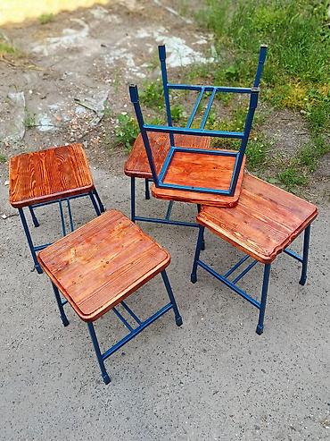 табуретки: Табуретка, Новый, Дерево, Не раскладной — 1