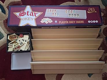 ust geyim: Star Okey – Plastik Okey (Rummy) Dəsti Məhsulun xüsusiyyətləri: - — 3