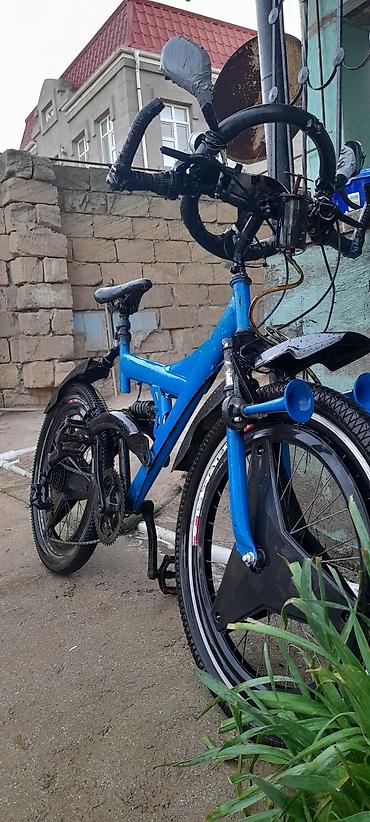 Uşaq velosipedləri: Uşaqlar üçün xüsusi yığılmış velosiped - Rəng: mavi - Gücləndirilmiş — 4
