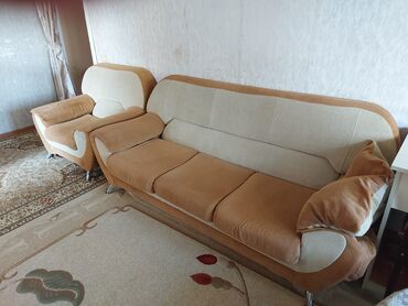 kreslo acilan: Б/у, Диван-кровать, 2 кресла, Диван, Без подьемного механизма, Раскладной