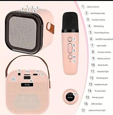 mikrofon qiymetleri: • SİFARİŞLƏ GƏTİRİLİR 🛍️ • Portativ Karaoke Dinamik Seti – HD Stereo — 4