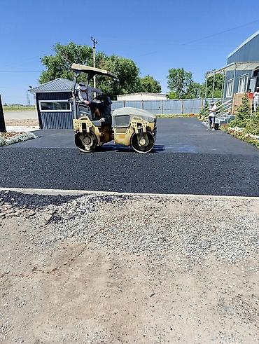 ness construction: Укладка Асфальта _Ложем Стелим Асфальт основанием и без основания — 5