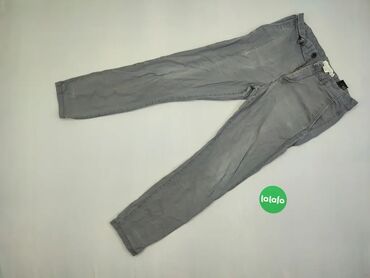Spodnie: Spodnie M (EU 38), stan - Zadowalający, wzór - Jednolity kolor, kolor - Szary