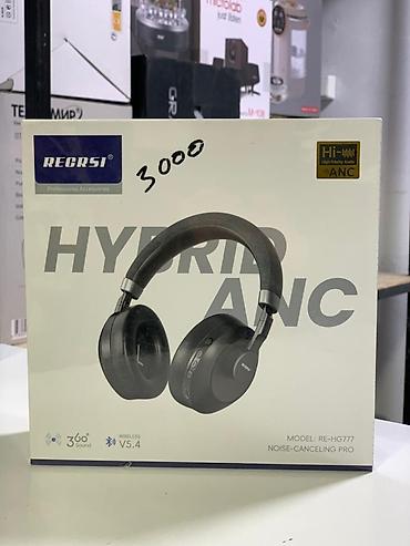 type c: Беспроводные накладные наушники RECRSI RE‑HG777 с гибридным — 1