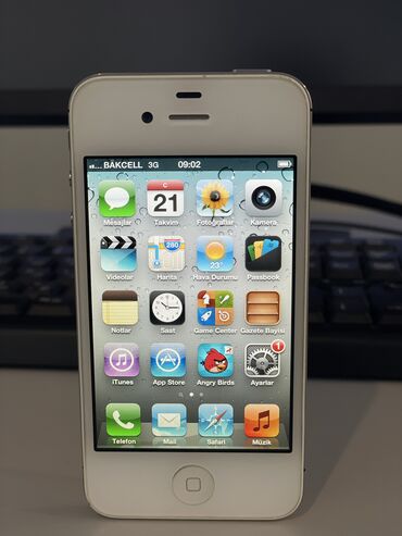 apple 12 pro max: IPhone 4S, < 16 GB, White Titanium, Sənədlərlə