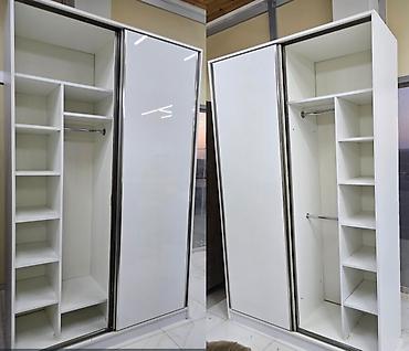 Ev və bağ: Ağ rəngli sürgülü qapılı qarderob ✅Dolab satılır catdiriilma daxil 245 — 1