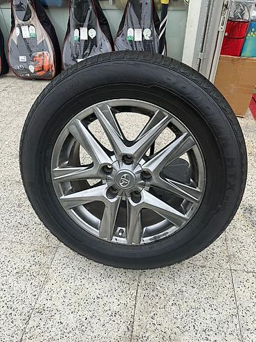 afdomobil: Toyota orijinal yüngül lehimli disk + şin komplekti - Disk: Toyota — 2