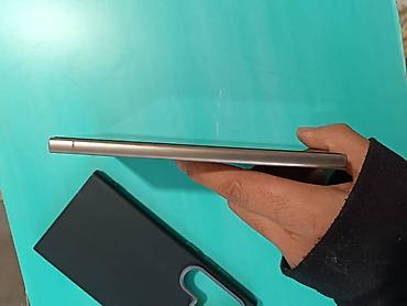 Samsung: Samsung Galaxy S24 Ultra, Б/у, 256 ГБ, цвет - Серый, 1 SIM, eSIM — 2