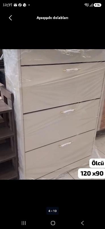 hidrofor su pompasi: Yeni, 4 qapılı, Ağ, Taxta Ayaqqabı dolabı — 4